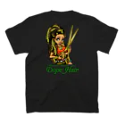 Dope Hair (ドープヘアー)のジェシカ（BigScissors)グリーンロゴ Regular Fit T-Shirtの裏面