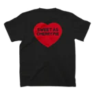 SWEET AS CHERRY PiEのMiss Valentine.(WHITE LOGO) Regular Fit T-Shirtの裏面