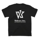 Vektor,Inc.のVektor フルロゴ ホワイト Regular Fit T-Shirtの裏面