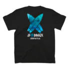 JF BreezeのTwinBOARD白（前背面） スタンダードTシャツの裏面