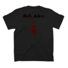 H-S_Jokerのロゴアイテム スタンダードTシャツの裏面