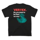 UNEQUALED/VERTEXの自由の女神 スタンダードTシャツの裏面