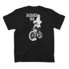 nidan-illustrationのrider28 #2 (white ink) スタンダードTシャツの裏面