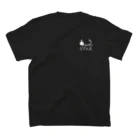 pescariafishのじぐへっど（白文字）裏var スタンダードTシャツの裏面