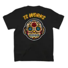 トリシマ制作所のカラベラ風TS WORKS Regular Fit T-Shirtの裏面