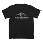 フィッシングサロン心斎橋ONLINEのアロハクランクベイツ（ホワイトロゴ） スタンダードTシャツの裏面