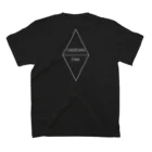 yazaのobsidian fam Tシャツ スタンダードTシャツの裏面