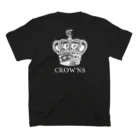 塩崎こうせいのCROWNSTシャツ（白文字） スタンダードTシャツの裏面