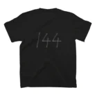 たねまきの【両面】12の平方は？　白字 スタンダードTシャツの裏面