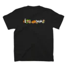 イノシシライフ INOsisiLIFEのふゆゆんとぼさいのの食卓 スタンダードTシャツの裏面