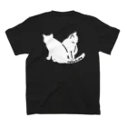 ネコヒゲの猫ろび スタンダードTシャツの裏面