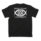 AURA_HYSTERICAのMISKATONIC UNIVERSITY スタンダードTシャツの裏面