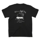 酒好きライブキッズの気まぐれの合法麻楽(ROCK) スタンダードTシャツの裏面