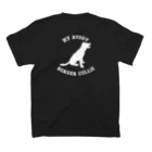 LienjuのNO DOG NO LIFE ボーダーコリーバージョン スタンダードTシャツの裏面