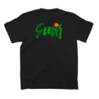 seemsのseemsブラック スタンダードTシャツの裏面