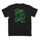 Springin’®オフィシャルショップのSpringin’ 「Play, Create, and Share!」 スタンダードTシャツの裏面