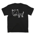 i lll_meのふつうのねこT/hu tsu u no neko T-shirt Regular Fit T-Shirtの裏面