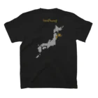 花巻屋グッズ市場のハナハニーはちみつバック スタンダードTシャツの裏面