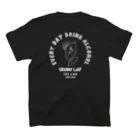 GRANNY LeAFのCoffee & alcohol  Regular Fit T-Shirtの裏面