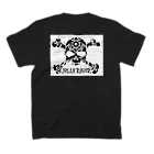 Ａ’ｚｗｏｒｋＳの海賊旗　WHT&BLKSKULL　両面プリント Regular Fit T-Shirtの裏面