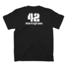 衝動的意匠物品店　「兄貴」の42Fortytwo #1 スタンダードTシャツの裏面