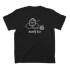 comcomthebearの라디오를 들어요 ラジオをきく B スタンダードTシャツの裏面