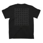 うさぎの両面方眼2520x2992濃色用 スタンダードTシャツの裏面