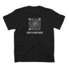 CRAFT CURRY BROTHERS 公式グッズのCCB BLACK T-shirt（背面QRあり） スタンダードTシャツの裏面