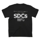 Too fool campers Shop!のSDCsキャンペーン キャンプサイコーおじさんコラボ(白文字) スタンダードTシャツの裏面