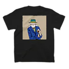 Yusuke Matsunaga のOssan’s wine スタンダードTシャツの裏面