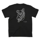 HElll - ヘル - の左手で描いたコアラ(両面) スタンダードTシャツの裏面