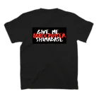 SHIMABASEのGOODSのGIVE ME LANDCRUISER シリーズ黒 スタンダードTシャツの裏面