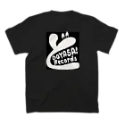 DOYASA! Records' Fancy ShopのDOYASA! Records ロゴ・ブラック Regular Fit T-Shirtの裏面