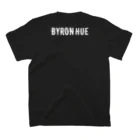 BYRON HUEのAGAVE FANDOM BLACK Regular Fit T-Shirtの裏面