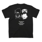 クロマキバレットのクロブラロゴB スタンダードTシャツの裏面