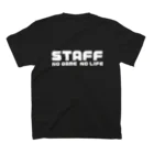 Starmine storeの【e_Starmine】STAFF NO GAME NO LIFE White スタンダードTシャツの裏面