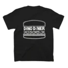 DINO DINERのディノダイナーオリジナルロゴ スタンダードTシャツの裏面