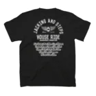 HOUSE DANCE MANIAの【2022ss】House Ride　Winged wheel Regular Fit T-Shirtの裏面
