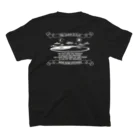 ワールドエンド ヒッチハイクのジ・アースイズフラット バックプリント The Earth is Flat back print スタンダードTシャツの裏面