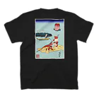 Rigelの金魚づくし いかだのり Regular Fit T-Shirtの裏面