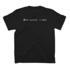 Architeture is dead.の建築という既成概念をぶち壊せ。 スタンダードTシャツの裏面