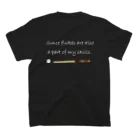 LOCO.AYAの【黒地、濃い生地用】billiards⑤⑨ビリヤード デザイン Regular Fit T-Shirtの裏面