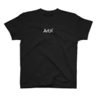 aisaacのArtX白ロゴ Regular Fit T-Shirt