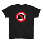 牛のTシャツ屋の撮影禁止 Regular Fit T-Shirt