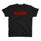 GOREGRO(ゴアグロ)のGOREGRO ロゴTシャツ(part1)/赤黒 Regular Fit T-Shirt