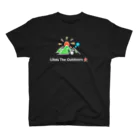 dlt.outdoorsのLikes The Outdoors　黒 スタンダードTシャツ