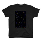 一瞬の花火の青の宇宙 スタンダードTシャツ