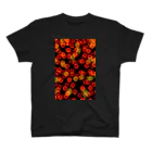 一瞬の花火のレッドボール スタンダードTシャツ