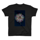 一瞬の花火の一輪の花火 スタンダードTシャツ