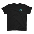 DeepBlueのホホジロザメ　ネオン スタンダードTシャツ